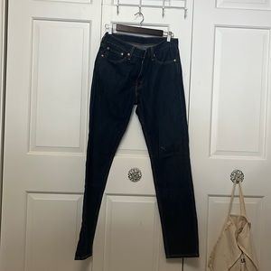 Dark Wash Levi Jeans - Men